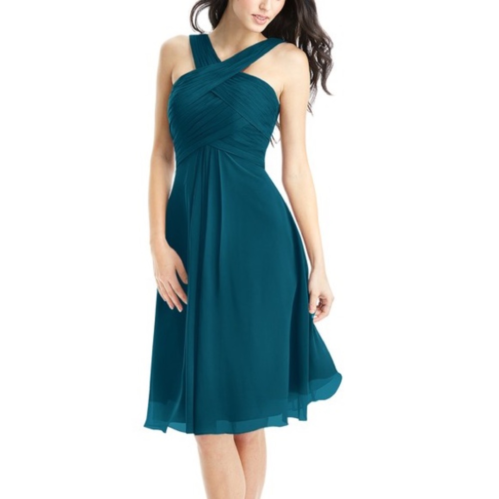 Azazie Ink Blue Bridesmaids Dress (4)